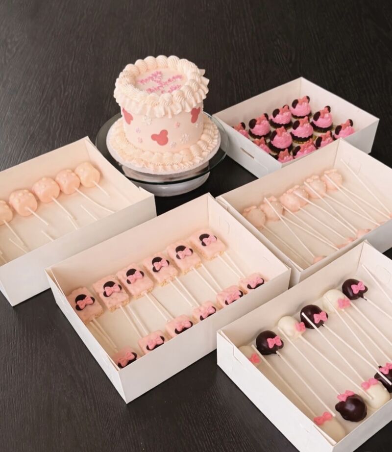 Chocolate dipped treats with custom decorations